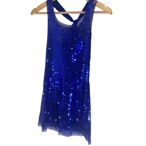 Deb royal sheer sequin - deb, lace