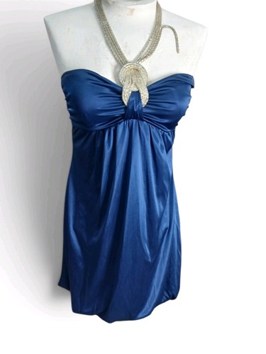 Deb strapless bubble hem mini - deb,